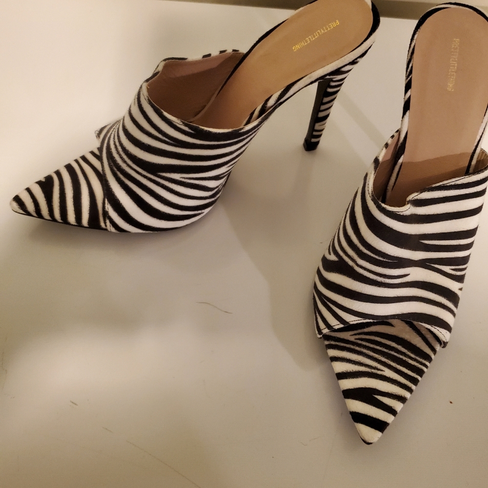 Ladies open toe high heel shoes - Picture 1 of 5